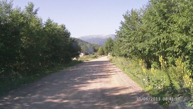 Вид на горы Карачаево-Черкесии в Никитино