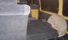 Опущеные сиденья для загрузки рюкзаков - автобус, (микроавтобус) Газель