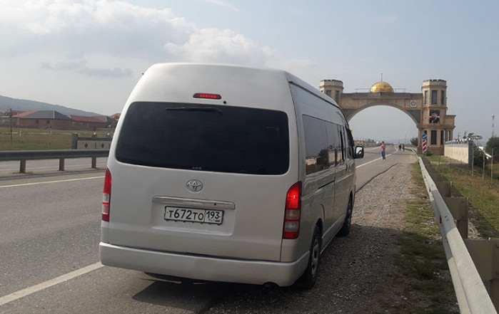 Заказать микроавтобус из Армавира в Дагестан, по Кавказу