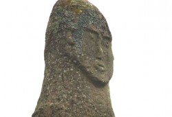 Аланская каменная статуя в Архызе