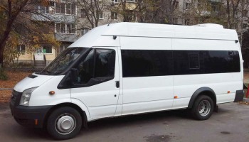 Туры в Домбай автобус Форд Транзит 18 мест