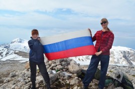 Wanderung, Hiking Lago-Naki - Dagomys, (Sochi), Caucasus, berg, Russland