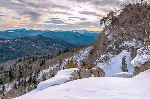 Лагонаки зимой фото Лагонаки зимой фото