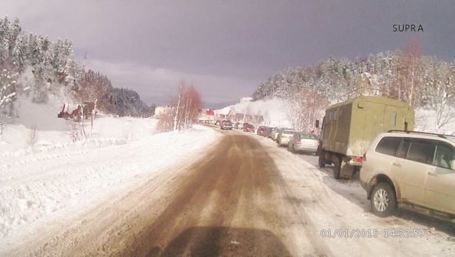 Азиш-Тау зимой дорога